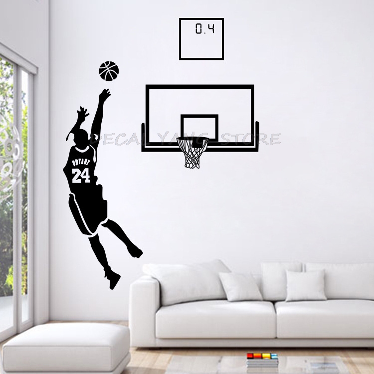 Interior Design Magazine - Calcomanías de pared con temática deportiva,
