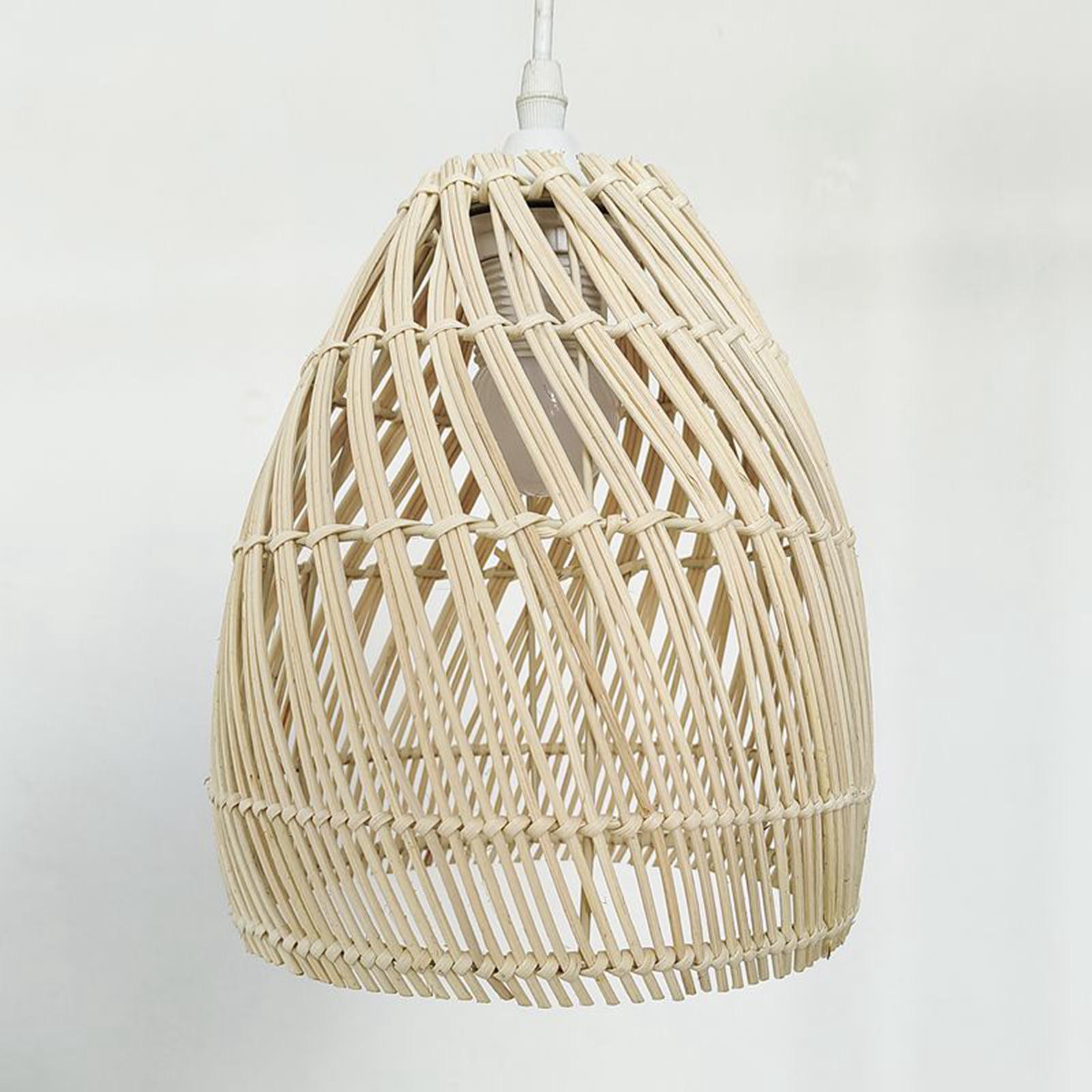 Wicker Pendant Shade - Pantalla de lámpara para lámpara colgante