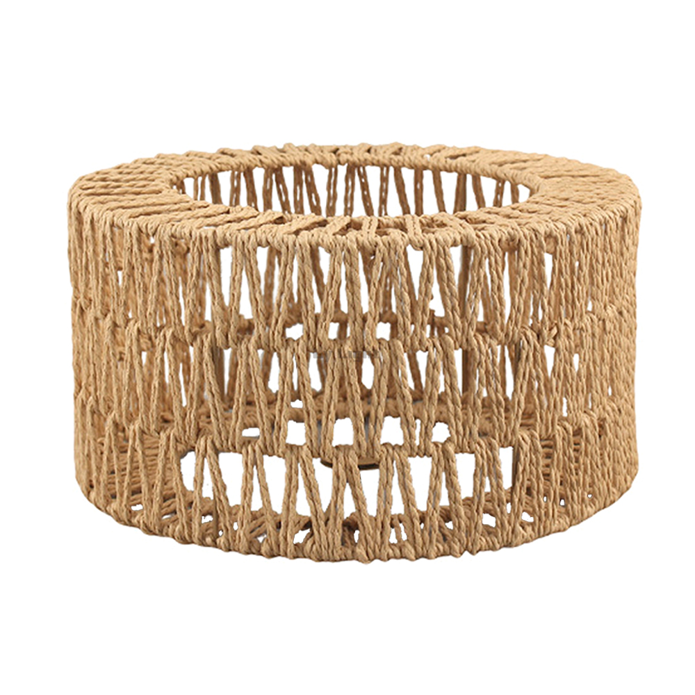 Wicker Pendant Shade - Pantalla de lámpara colgante tejida de