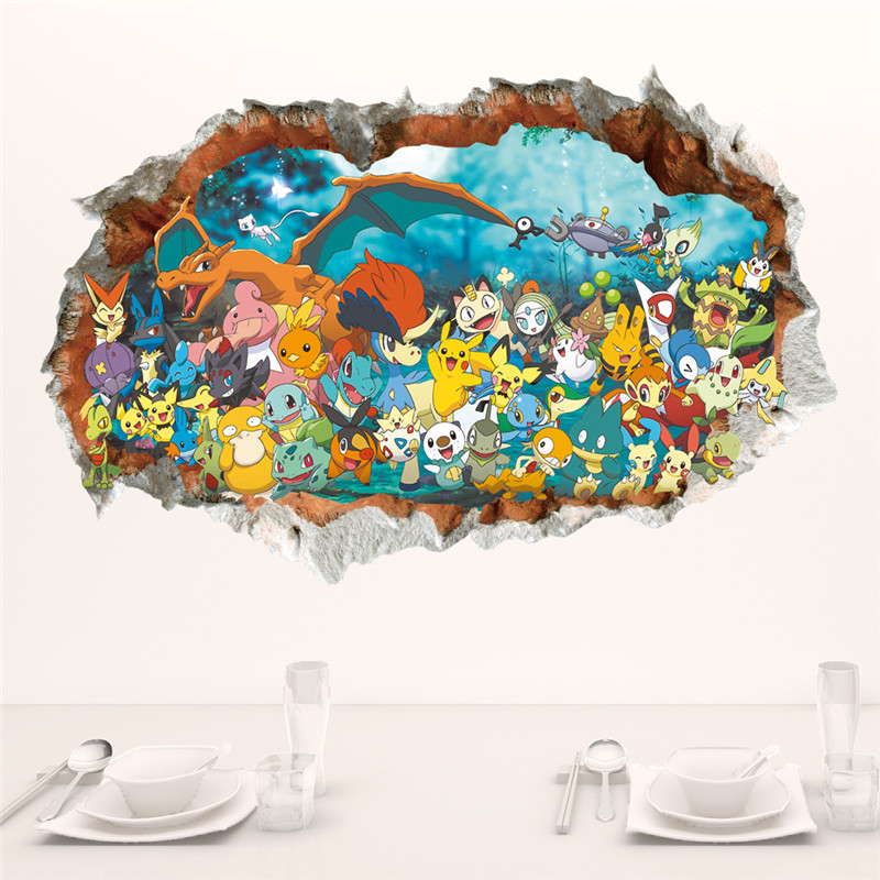 Interior Design Magazine - Pegatina de pared de Pokémon Pikachu