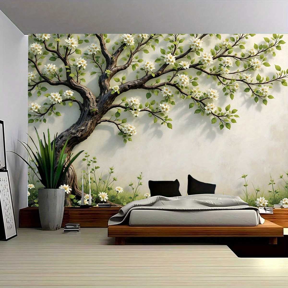 Interior Design Zen Style - Mural de Pared 3D con Diseño