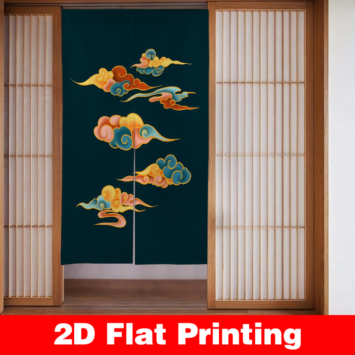 Interior Design Zen Style - Cortina Japonesa para Puerta, Separador de
