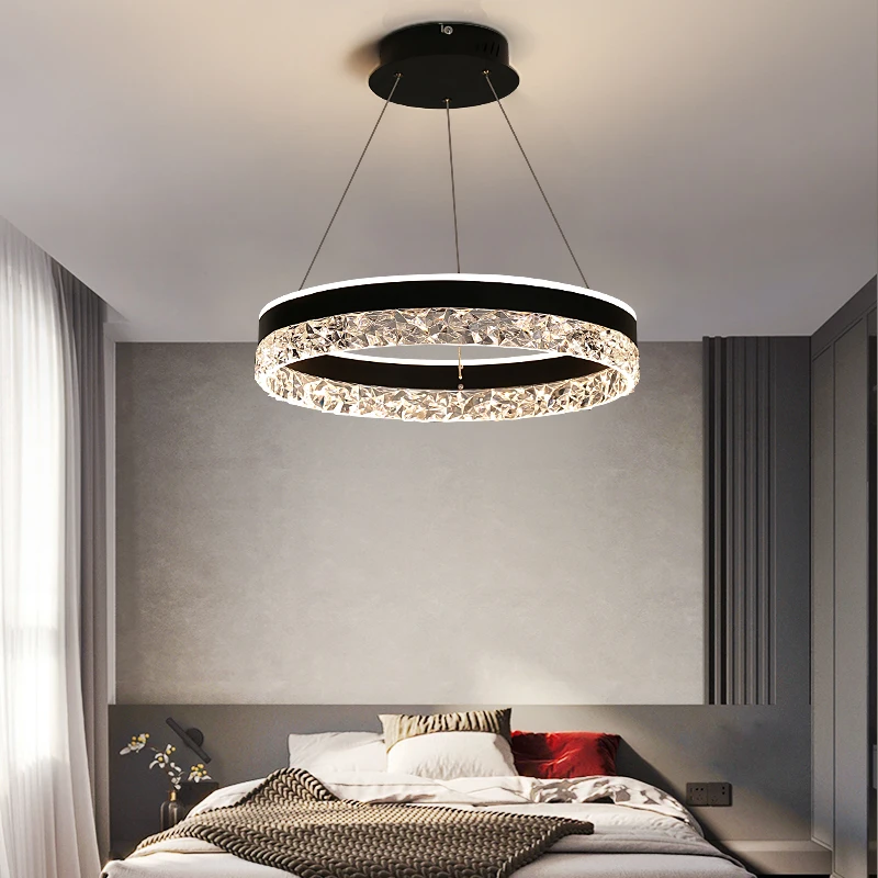 Interior Design Kitchen Modern - Lámpara colgante LED de cristal de