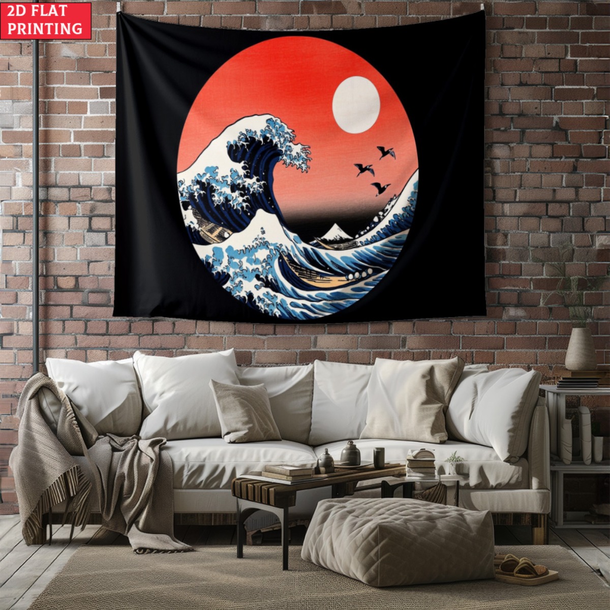 Interior Design Zen Style - Tapiz de puesta de sol de
