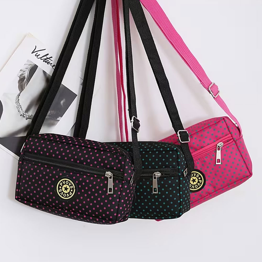 Interior Design Mockup - Bolso cruzado para mujer, tela de