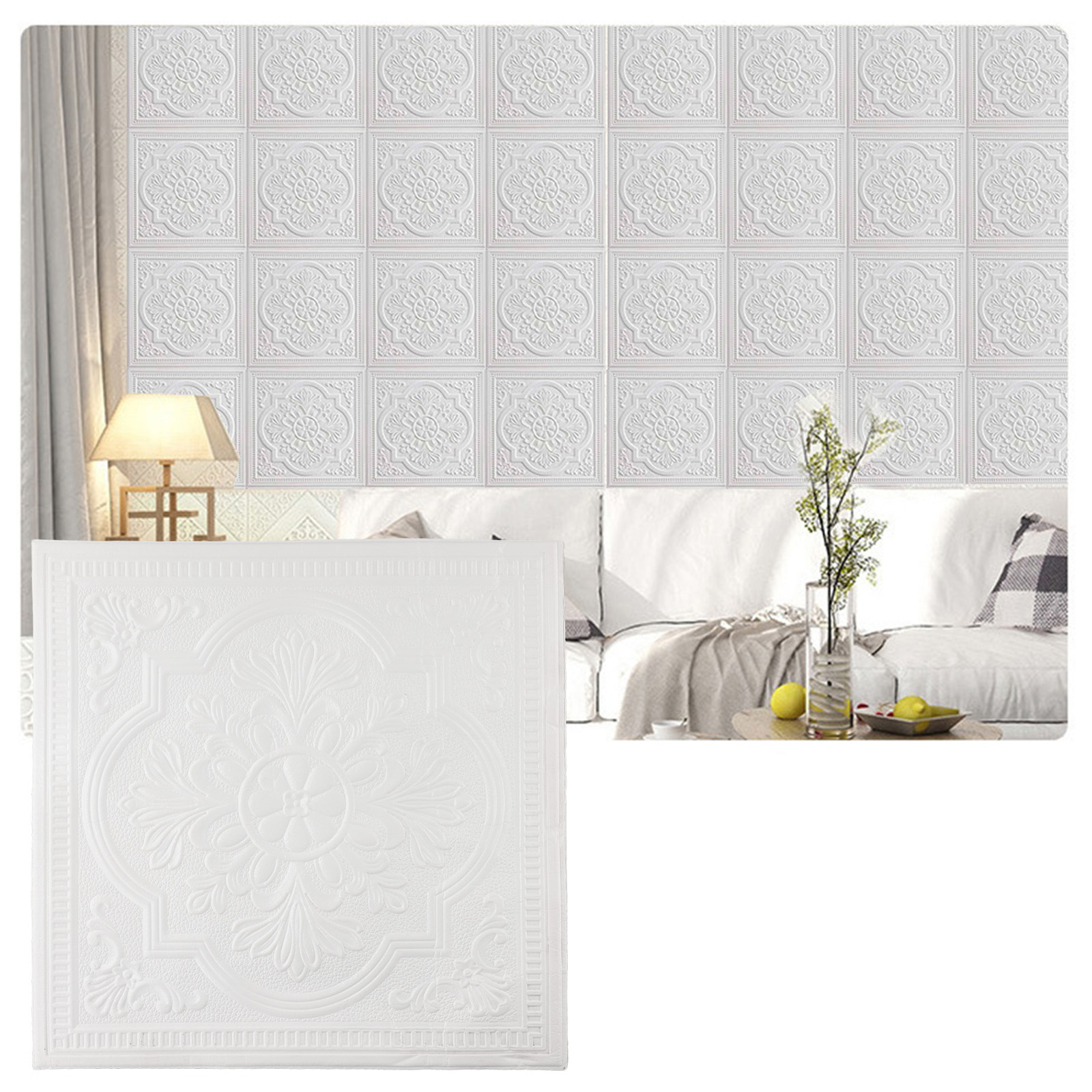 Paneles de Pared de Espuma con - Wall Panel 3D Texture reseña y precio
