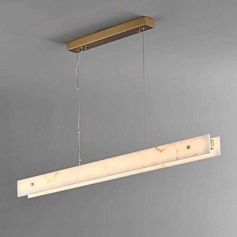 Lámpara colgante larga de márm - Interior Design Kitchen Modern reseña y precio