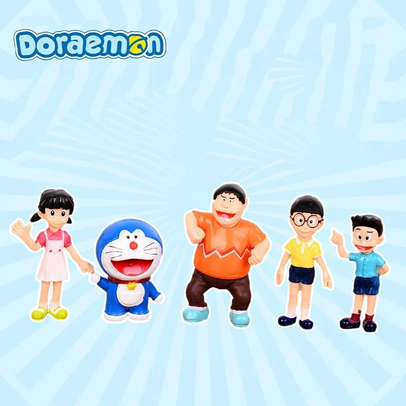5 Figuras de PVC de Doraemon,  - Interior Design House reseña y precio