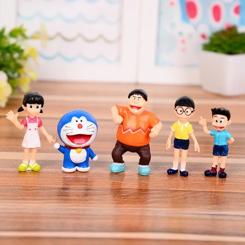 5 Figuras de PVC de Doraemon,  - Interior Design House reseña y precio