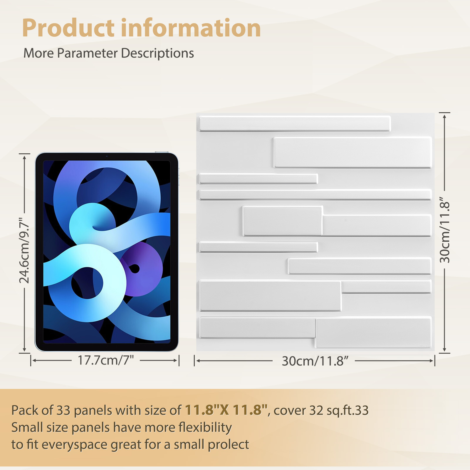 KUUJOJO Panel de pared texturi - Wall Panel 3D Texture reseña y precio