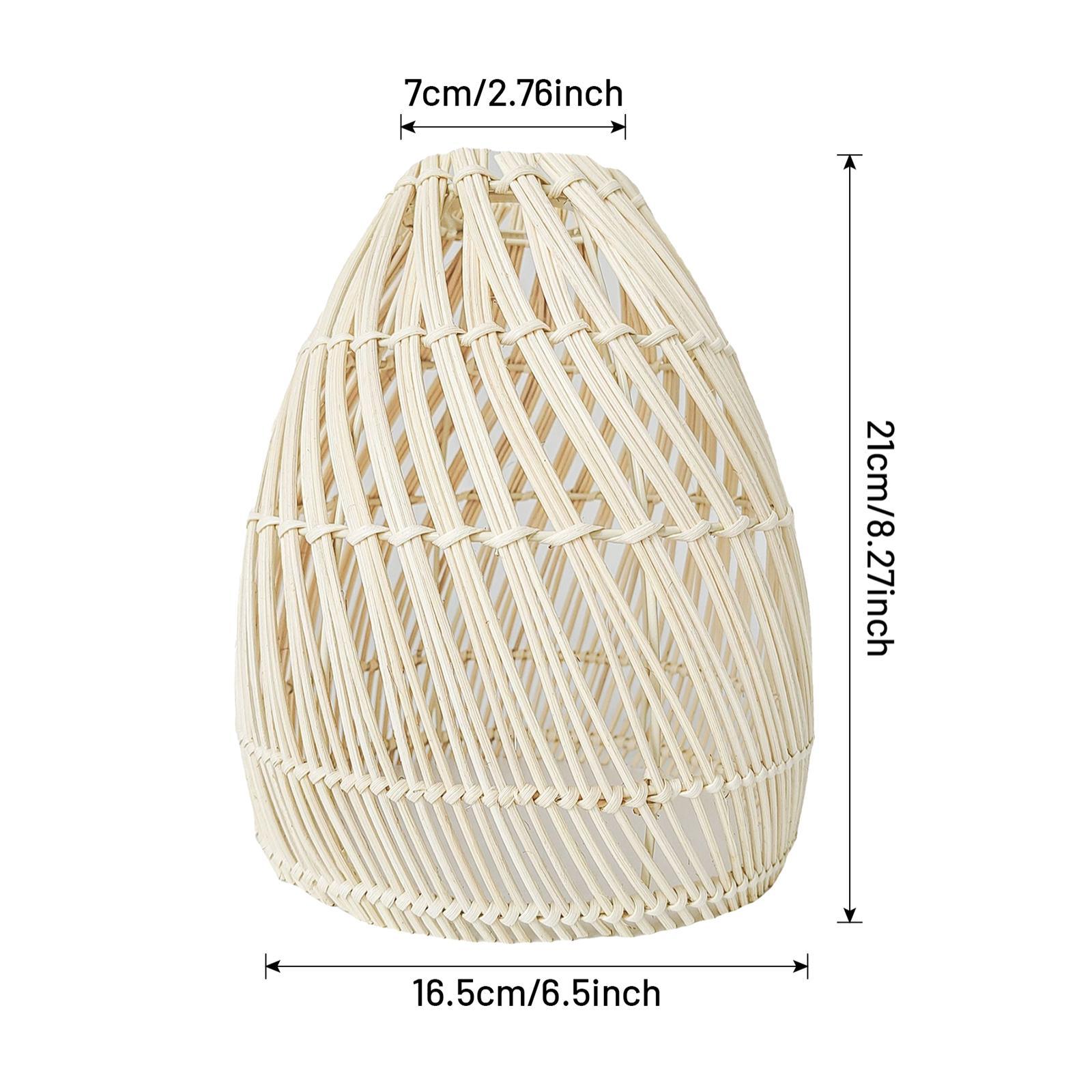 Pantalla de lámpara para lámpa - Wicker Pendant Shade reseña y precio