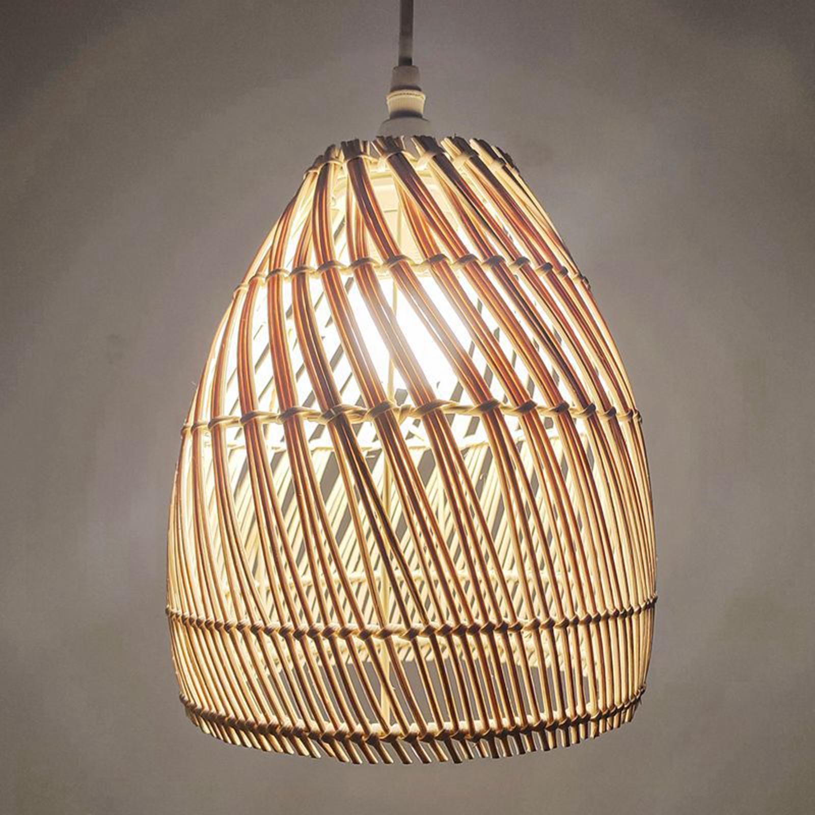 Pantalla de lámpara para lámpa - Wicker Pendant Shade reseña y precio