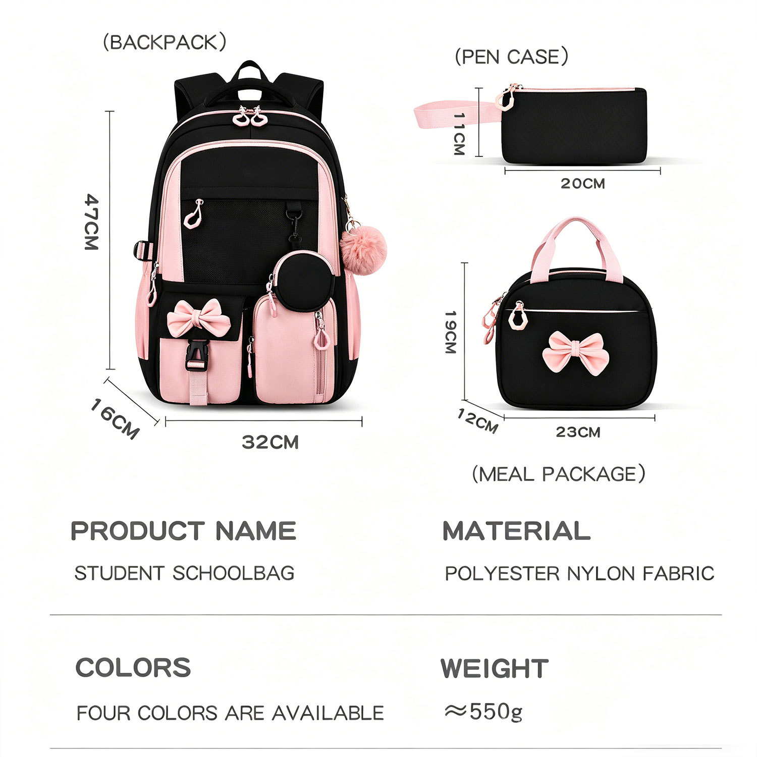 Conjunto de mochilas escolares - Interior Design Handbook reseña y precio