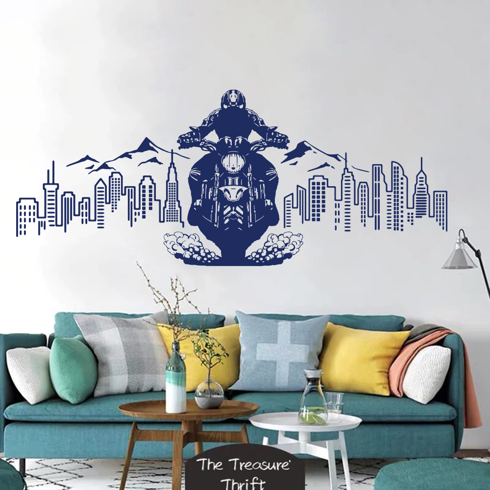 Pegatina de pared de aventura  - Interior Design Magazine reseña y precio