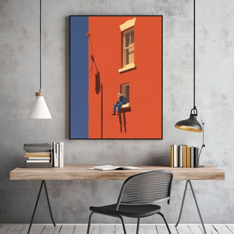 Póster Estético Vintage Minima - Interior Design House reseña y precio