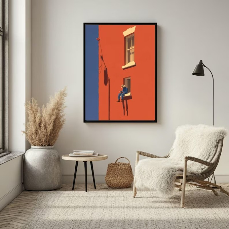 Póster Estético Vintage Minima - Interior Design House reseña y precio