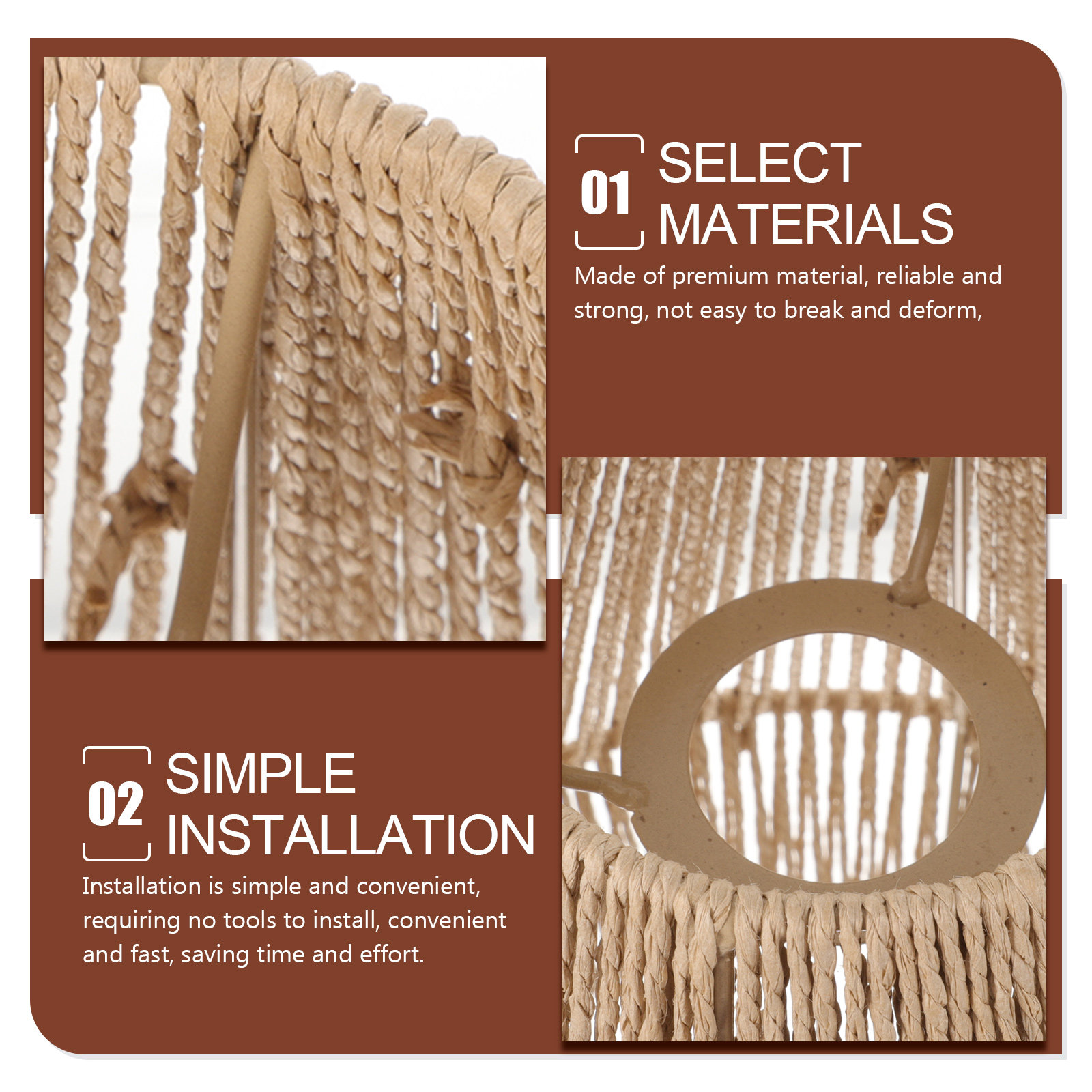Pantalla de Lámpara Tejida, Es - Wicker Pendant Shade reseña y precio