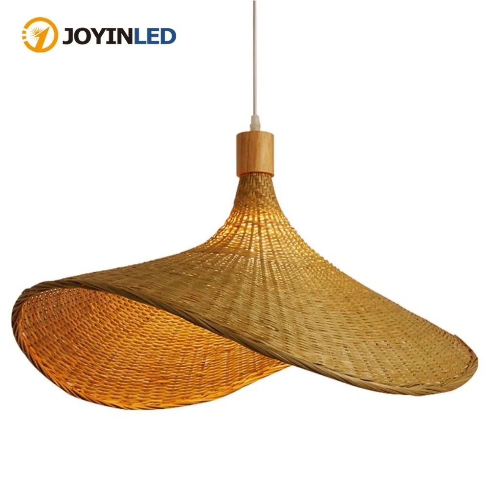 JOYINLED-Lámpara colgante teji - Wicker Pendant Shade reseña y precio