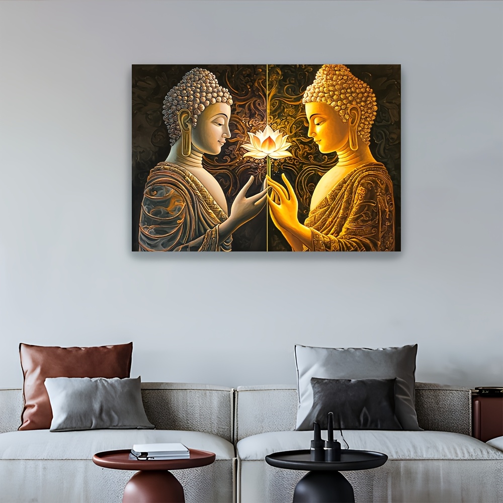 Tapiz de pared de loto de Buda - Interior Design Zen Style reseña y precio