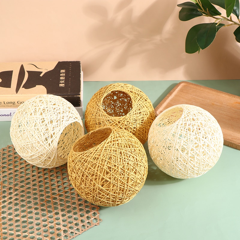 Pantalla de lámpara de mimbre, - Wicker Pendant Shade reseña y precio