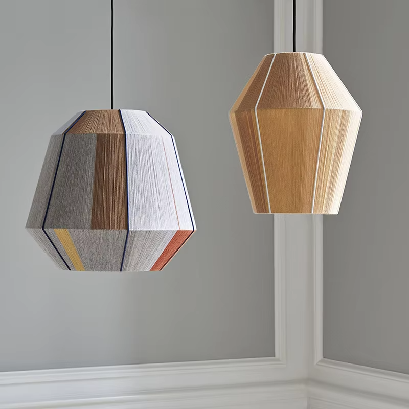 Lámpara colgante de ratán, est - Wicker Pendant Shade reseña y precio