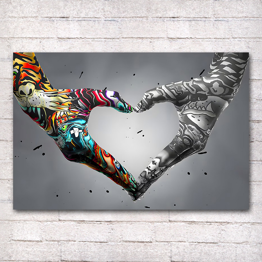Graffiti mano amor lienzo pint - Interior Design House reseña y precio