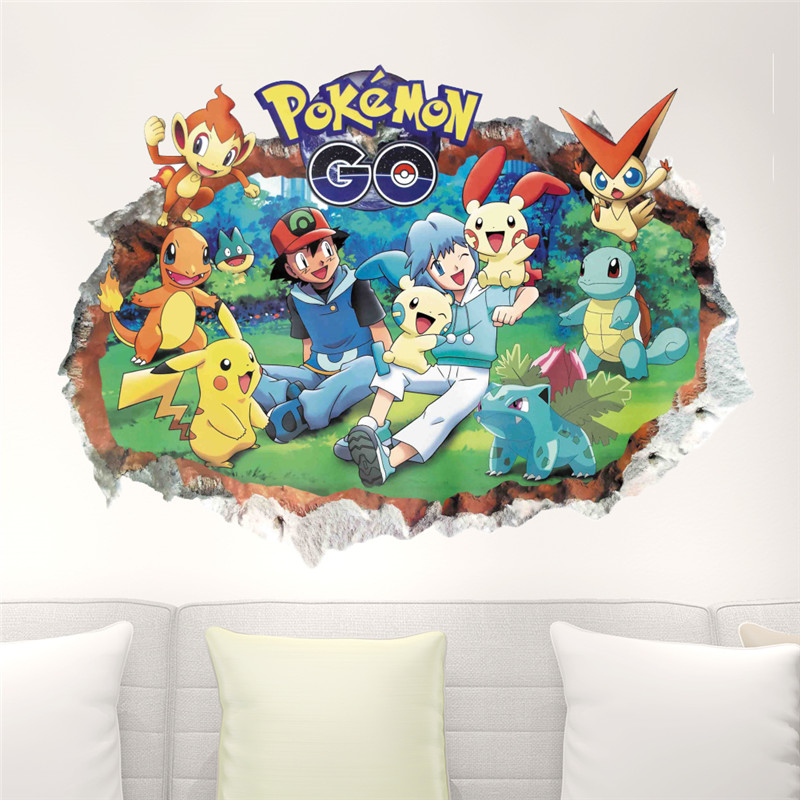 Pegatina de pared de Pokémon P - Interior Design Magazine reseña y precio