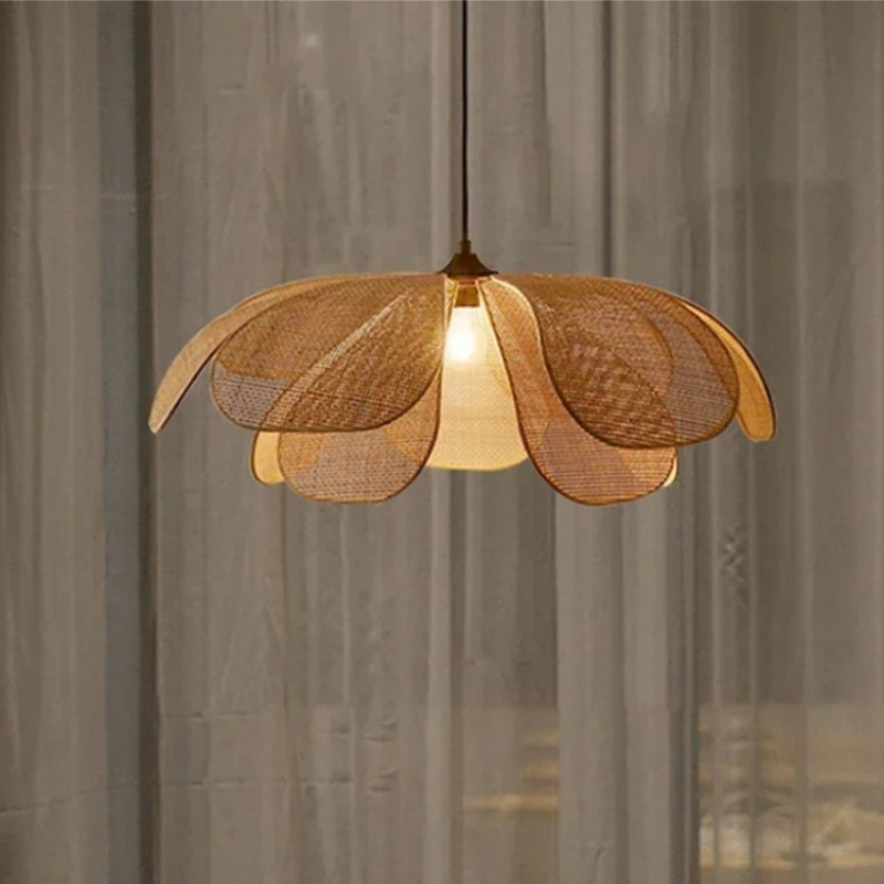 Lámpara Colgante de Mimbre Jap - Interior Design Zen Style reseña y precio