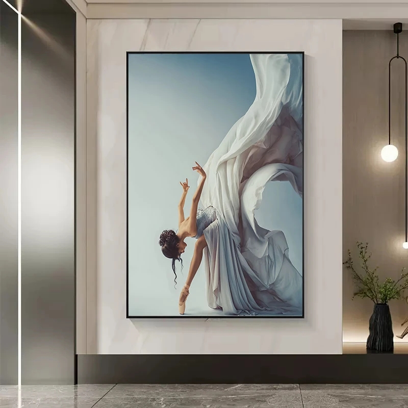 Pintura en lienzo de chica bai - Interior Design House reseña y precio