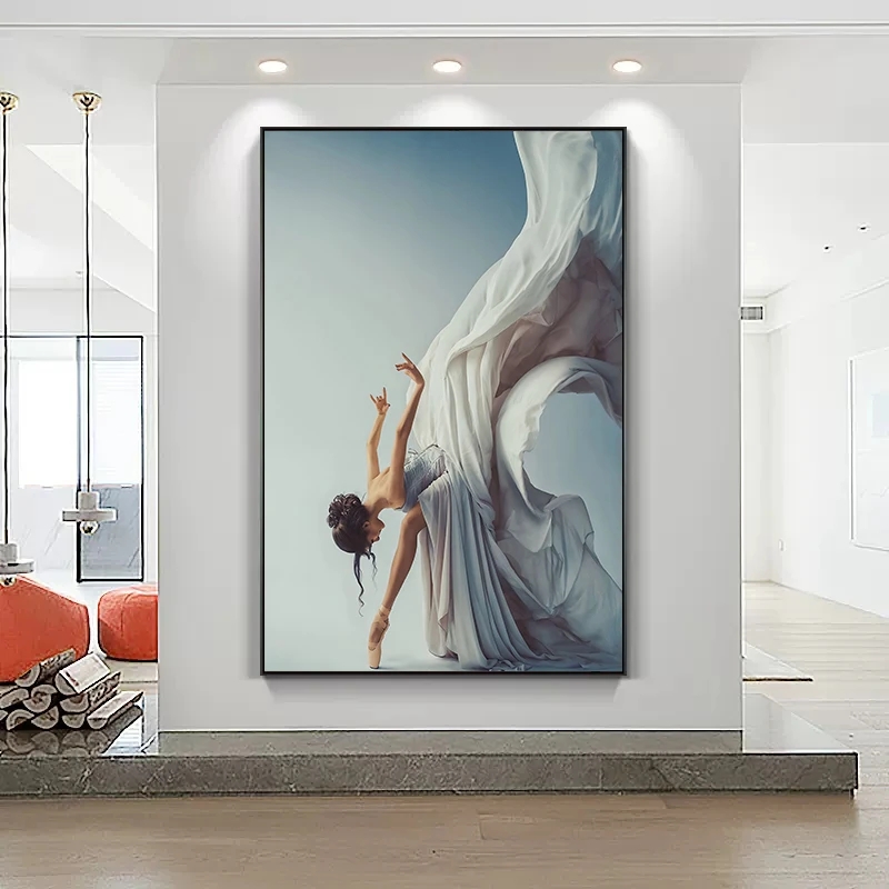Pintura en lienzo de chica bai - Interior Design House reseña y precio