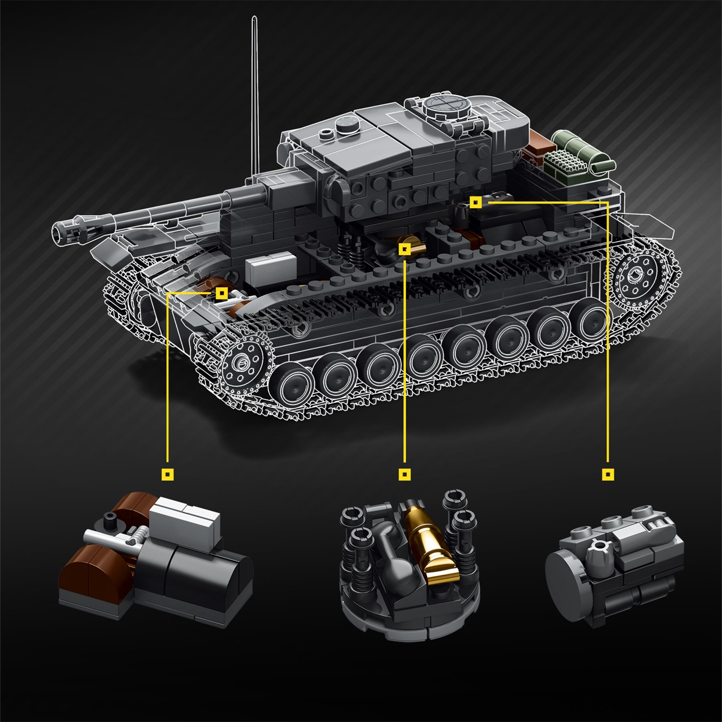 Tanque a Escala 1:35 No. Kit d - Interior Design And Build reseña y precio