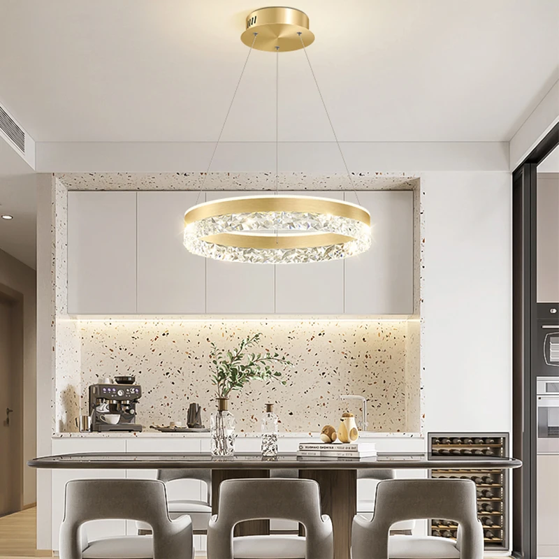 Lámpara colgante LED de crista - Interior Design Kitchen Modern reseña y precio