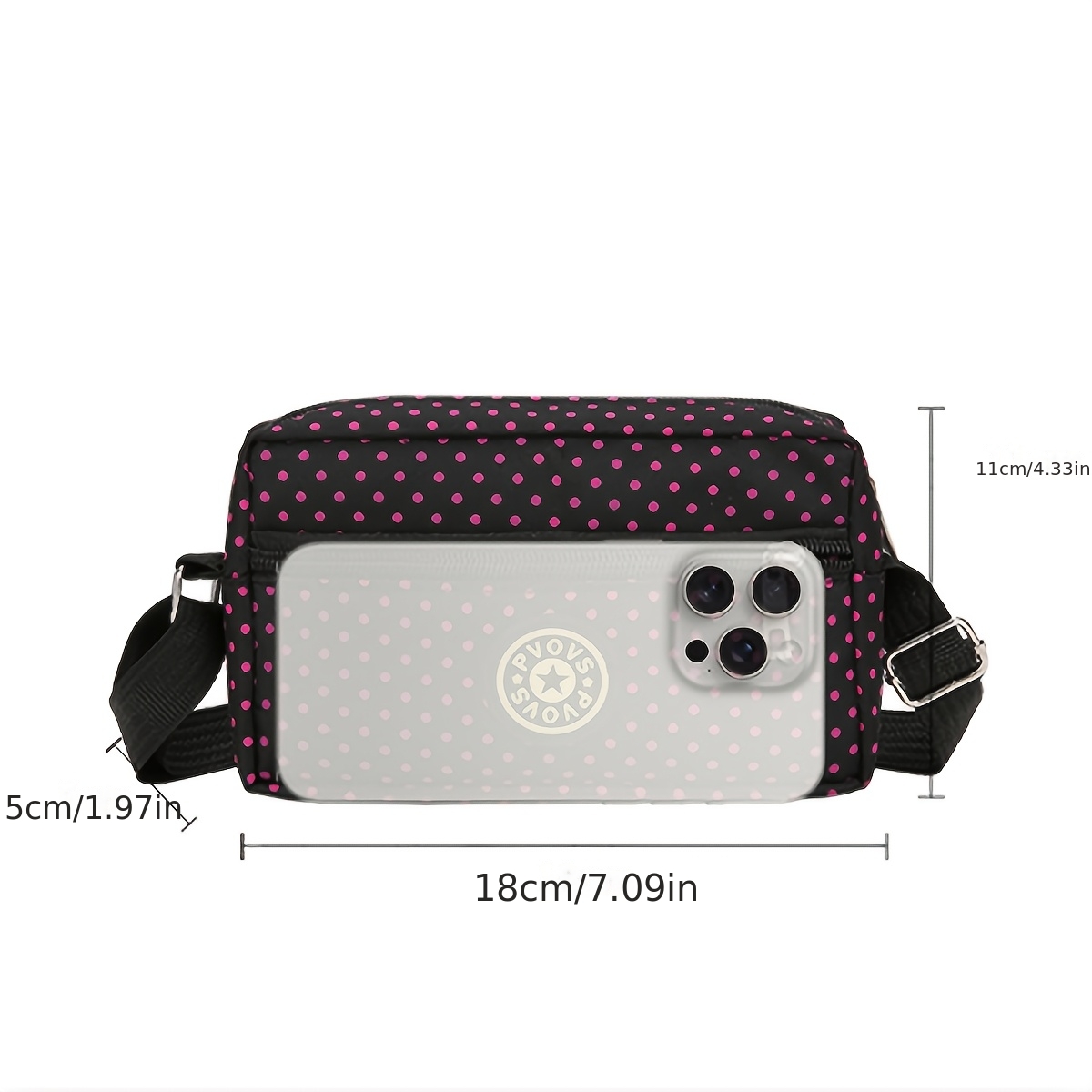 Bolso cruzado para mujer, tela - Interior Design Mockup reseña y precio