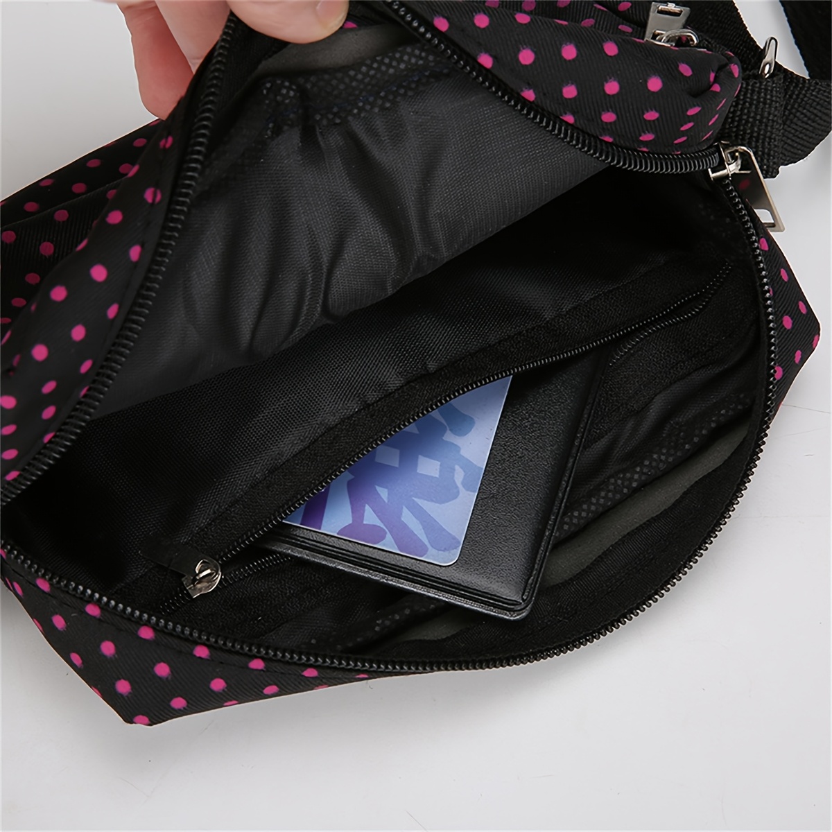 Bolso cruzado para mujer, tela - Interior Design Mockup reseña y precio
